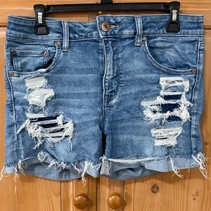 American Eagle Outfitters Light Blue Denim Shorts